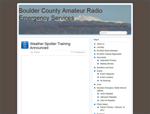 Tablet Screenshot of bouldercountyares.org